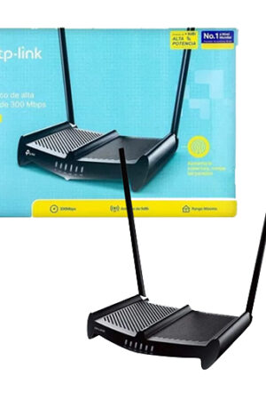 ROUTER TP-LINK HIGH POWER TL- WR841HP | 300MBPS 2.4GHZ | 2ANTENAS | ROUTER/AP/REPETIDOR | ANTENAS DE 9DBI